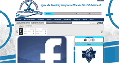 Desktop Screenshot of hockeyslbsl.qc.ca