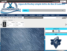 Tablet Screenshot of hockeyslbsl.qc.ca